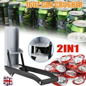 Unbranded 16OZ 500ML LARGE BEER TIN CAN CRUSHER WALL MOUNTED RECYCLING TOOL Unbranded 16OZ 500ML LARGE BEER TIN CAN CRUSHER WALL MOUNTED RECYCLING TOOL