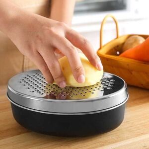 Unbranded Kitchen Stainless Steel Cheese Grater with Container Storing Unbranded Kitchen Stainless Steel Cheese Grater with Container Storing
