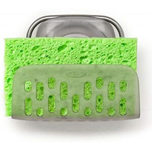 OXO Good Grips Stronghold Suction Sponge Holder, One size, Gray OXO Good Grips Stronghold Suction Sponge Holder, One size, Gray
