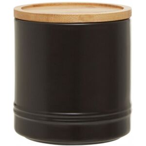 Premier Housewares Fenwick 720ml Black Stoneware Kitchen Food Jar Coffee Sugar Tea Storage Canister Premier Housewares Fenwick 720ml Black Stoneware Kitchen Food Jar Coffee Sugar Tea Storage Canister
