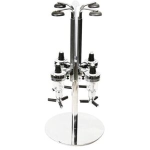 Denny International - 4 Bottle Rotary Stand - Optic - Dispenser Denny International - 4 Bottle Rotary Stand - Optic - Dispenser