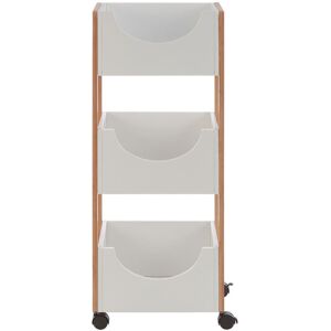 Premier Housewares NOSTRA 3 TIER STORAGE TROLLEY Premier Housewares NOSTRA 3 TIER STORAGE TROLLEY