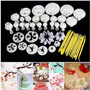 Unbranded New 47pcs Sugarcraft Cake Decorating Fondant Icing Bakery Tools Mold Mould Maker Unbranded New 47pcs Sugarcraft Cake Decorating Fondant Icing Bakery Tools Mold Mould Maker