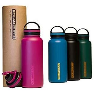 Polar Gear Stainless Steel Water Bottle - Hydra Surge 1 Litre - Vacuum Insulated Polar Gear Stainless Steel Water Bottle - Hydra Surge 1 Litre - Vacuum Insulated