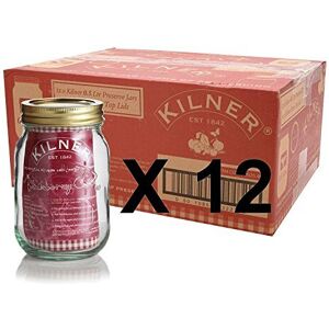 Set of 12 Kilner 0.5L Screw Top Preserve Preserving Jam Pickle Glass Storage Jar Set of 12 Kilner 0.5L Screw Top Preserve Preserving Jam Pickle Glass Storage Jar