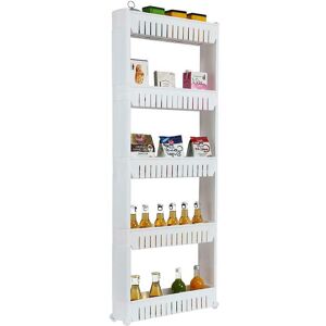 Denny International (5 Tier Storage Rack) 3/5 Tier Slim Slide Out Kitchen Bathroom Storage Trolley C Denny International (5 Tier Storage Rack) 3/5 Tier Slim Slide Out Kitchen Bathroom Storage Trolley C