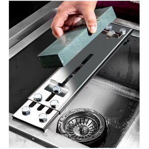 Unbranded Stainless Steel Knife Sharpener Grindstone Stand Kitchen Sink Fixed Knife Sharpe Unbranded Stainless Steel Knife Sharpener Grindstone Stand Kitchen Sink Fixed Knife Sharpe