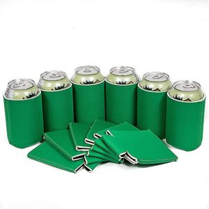 Unbranded (Green) 6 Pack Blank Beer Can Coolers Sleeves Neoprene Beer Can Cooler Drink Bot Unbranded (Green) 6 Pack Blank Beer Can Coolers Sleeves Neoprene Beer Can Cooler Drink Bot