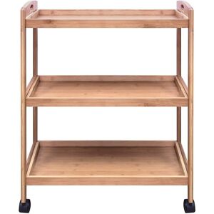 HYGRAD BUILT TO SURVIVE 3 Tier Bamboo Kitchen Storage Trolley With Wheels Kitchen Cart HYGRAD BUILT TO SURVIVE 3 Tier Bamboo Kitchen Storage Trolley With Wheels Kitchen Cart