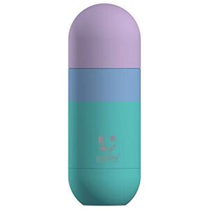 Asobu Orb Stainless Steel Double Wall Insulated Travel Water Bottle - Lid Double Asobu Orb Stainless Steel Double Wall Insulated Travel Water Bottle - Lid Double