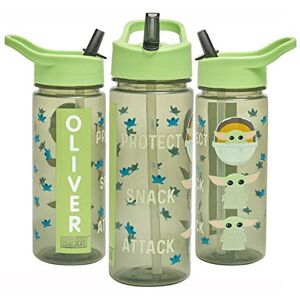 Star Wars Mandalorian Personalised Sticker Water Bottle Straw 500ml â Official S Star Wars Mandalorian Personalised Sticker Water Bottle Straw 500ml â Official S