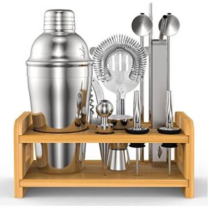 Unbranded Vinsani 15 Pieces Cocktail Shaker Set Premium Stainless Bartender Mixing Accesso Unbranded Vinsani 15 Pieces Cocktail Shaker Set Premium Stainless Bartender Mixing Accesso