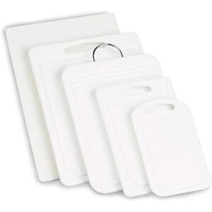 Grunwerg CB-610 Deluxe Polyethylene Cutting Board, White, 15 x 25 x 0.95 cm Grunwerg CB-610 Deluxe Polyethylene Cutting Board, White, 15 x 25 x 0.95 cm