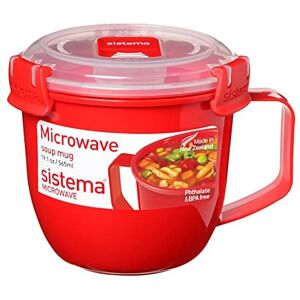 Sistema Microwave Small Soup Mug Microwave Food Container 565 ml BPA-Free Sistema Microwave Small Soup Mug Microwave Food Container 565 ml BPA-Free