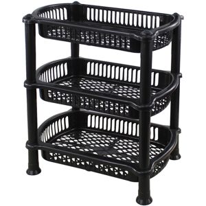 Unbranded 3 Tier Food Veggie Storage Caddy Rack Fruit Trolley Shelf Basket Stand Organiser Unbranded 3 Tier Food Veggie Storage Caddy Rack Fruit Trolley Shelf Basket Stand Organiser