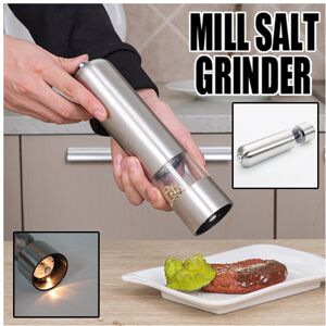 Unbranded Electric Salt Pepper Grinder Shaker Mills Adjustable Battery Operated Unbranded Electric Salt Pepper Grinder Shaker Mills Adjustable Battery Operated