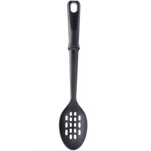 Tefal Non-Stick HQ Comfort Plastic Slotted Kitchen Cooking Spoon Black - 39.2cm Tefal Non-Stick HQ Comfort Plastic Slotted Kitchen Cooking Spoon Black - 39.2cm