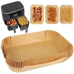 YQL Air Fryer Liners for Ninja/Tower Dual, Disposable Air Fryer Parchment Paper Line YQL Air Fryer Liners for Ninja/Tower Dual, Disposable Air Fryer Parchment Paper Line
