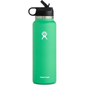 Hydro Flask (Green, 32oz) Water Bottle Straw Lid Outdoor Portable Insulated Cup Hydro Flask (Green, 32oz) Water Bottle Straw Lid Outdoor Portable Insulated Cup