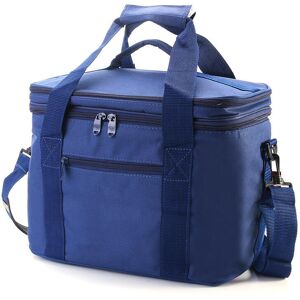 GreenZech (Blue) 33x20x27cm Oxford Double layer Insulated Lunch Bag Large Capacity Travel GreenZech (Blue) 33x20x27cm Oxford Double layer Insulated Lunch Bag Large Capacity Travel