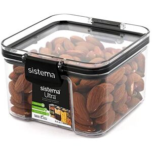 Sistema Ultra Tritan Airtight Pantry Storage Container 460 ml Square Food Storage Cont Sistema Ultra Tritan Airtight Pantry Storage Container 460 ml Square Food Storage Cont