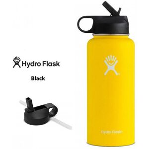 Hydro Flask (Sunflower, 40oz) Water Bottle Straw Lid Outdoor Portable Insulated Cup Hydro Flask (Sunflower, 40oz) Water Bottle Straw Lid Outdoor Portable Insulated Cup