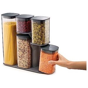 Joseph Joseph 5 piece Podium Airtight Kitchen Food Storage Jar Container Set wit Joseph Joseph 5 piece Podium Airtight Kitchen Food Storage Jar Container Set wit