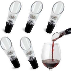 Unbranded 6-pack Wine Aerator Pourer, Premium Aerating Spout And Decanter, Acrylic Wine Po Unbranded 6-pack Wine Aerator Pourer, Premium Aerating Spout And Decanter, Acrylic Wine Po