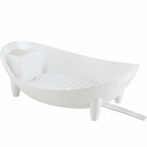 Unbranded Dish Drying Rack Oval Shaped Drainer with Utensil Holder Plate Bowl Cutlery Stor Unbranded Dish Drying Rack Oval Shaped Drainer with Utensil Holder Plate Bowl Cutlery Stor