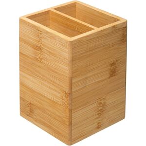 Unbranded Bamboo Kitchen Rack Organizer Cutlery Storage Holder 2 Compartments - 10x10x10cm Unbranded Bamboo Kitchen Rack Organizer Cutlery Storage Holder 2 Compartments - 10x10x10cm