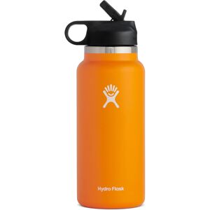 Hydro Flask 2.0 Orange Water Bottle - Straw Lid - 32oz Hydro Flask 2.0 Orange Water Bottle - Straw Lid - 32oz