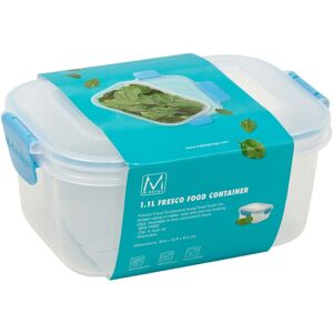 URBN-CHEF (1100ml, Blue) Food Plastic Storage Container Airtight Seal Clip 'N' Lock Lid D URBN-CHEF (1100ml, Blue) Food Plastic Storage Container Airtight Seal Clip 'N' Lock Lid D