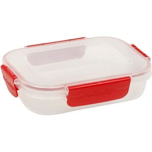 URBN-CHEF ( 600ml, Red) Food Plastic Storage Container Airtight Seal Clip 'N' Lock Lid D URBN-CHEF ( 600ml, Red) Food Plastic Storage Container Airtight Seal Clip 'N' Lock Lid D