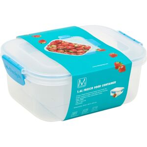 URBN-CHEF (1600ml, Blue) Food Plastic Storage Container Airtight Seal Clip 'N' Lock Lid D URBN-CHEF (1600ml, Blue) Food Plastic Storage Container Airtight Seal Clip 'N' Lock Lid D