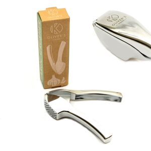 Olivers Kitchen Oliver's Kitchen Premium Garlic Press - Super Easy to Use & Clean Crusher & Minc Olivers Kitchen Oliver's Kitchen Premium Garlic Press - Super Easy to Use & Clean Crusher & Minc