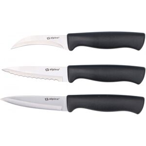 Alpina 3 Piece Santoku & Utility Kitchen Knife Starter Set Alpina 3 Piece Santoku & Utility Kitchen Knife Starter Set