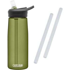 (olive) Camelbak Eddy+ water bottle 750ml/25oz - with FREE spare straws (olive) Camelbak Eddy+ water bottle 750ml/25oz - with FREE spare straws