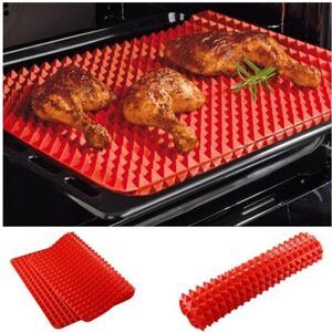 Unbranded Pyramid Pan Silicone Baking Tray Cooking Mat Non Stick Fat Reducing Cooking Oven Unbranded Pyramid Pan Silicone Baking Tray Cooking Mat Non Stick Fat Reducing Cooking Oven