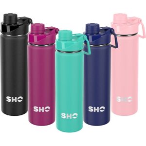 SHO Stainless Steel Sports Water Bottle - Leak Proof, BPA Free, No Sweat, Vacuum Ins SHO Stainless Steel Sports Water Bottle - Leak Proof, BPA Free, No Sweat, Vacuum Ins