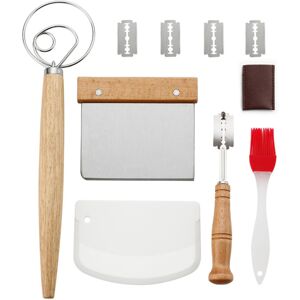 Unbranded Danish Dough Whisk Baking Bread Stainless Steel Tool Set 2 PCS Dough Scraper wit Unbranded Danish Dough Whisk Baking Bread Stainless Steel Tool Set 2 PCS Dough Scraper wit