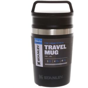 Stanley Adventure Shortstack Travel Mug 0.23L Matte Black - Leakproof - Integrated D-rin Stanley Adventure Shortstack Travel Mug 0.23L Matte Black - Leakproof - Integrated D-rin