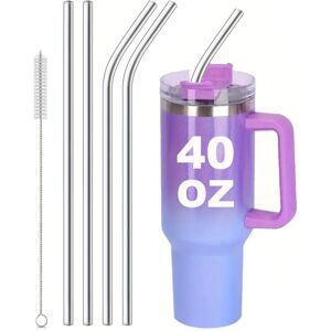 Unbranded (8-piece set (6 straws + 1 cup brush + 1 straw cap)) Steel Replacement Straws fo Unbranded (8-piece set (6 straws + 1 cup brush + 1 straw cap)) Steel Replacement Straws fo