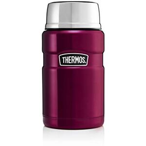 Thermos 81141 Food Flask, Stainless Steel, Raspberry, 710ml Thermos 81141 Food Flask, Stainless Steel, Raspberry, 710ml