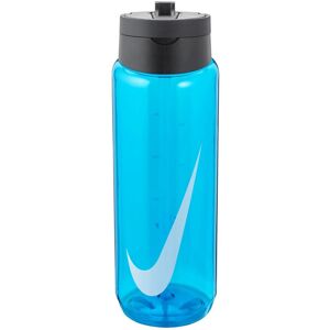 (One Size, Blue Fury/Black/White) Nike Renew Recharge Graphic Print Water Bottle (One Size, Blue Fury/Black/White) Nike Renew Recharge Graphic Print Water Bottle