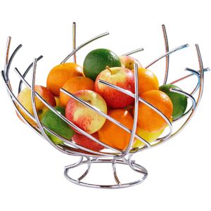 Premier Housewares 509291 Metal Fruit Basket Small Hook Fruits Basket Chrome Finish Frui Premier Housewares 509291 Metal Fruit Basket Small Hook Fruits Basket Chrome Finish Frui