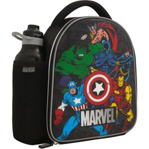 Official Marvel Avengers Kids Lunch Bag with Kids Water Bottle by Polar Gear - B Official Marvel Avengers Kids Lunch Bag with Kids Water Bottle by Polar Gear - B