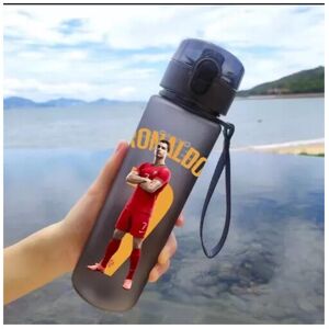 Unbranded (03) Ronaldo Messi Water Bottle 560ML BPA Free Outdoor Sports Water Bottle Gifts Unbranded (03) Ronaldo Messi Water Bottle 560ML BPA Free Outdoor Sports Water Bottle Gifts