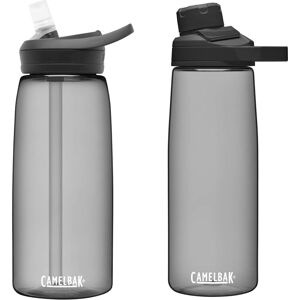 Camelbak Eddy Drinking Bottle, Charcoal, 1000 ml & Chute Mag Drinking Bottle, Charcoal, 1 Camelbak Eddy Drinking Bottle, Charcoal, 1000 ml & Chute Mag Drinking Bottle, Charcoal, 1