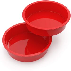 Silivo Silicone Cake Tins for Baking, 2 Pcs 8 Inch Round Cake Tin, Nonstick 20cm cake t Silivo Silicone Cake Tins for Baking, 2 Pcs 8 Inch Round Cake Tin, Nonstick 20cm cake t