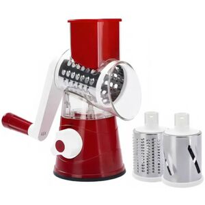 Unbranded (Red) Rotary 3in1 Food Slicer Chopper Cheese Grater Fruit Vegetable Shredder Cut Unbranded (Red) Rotary 3in1 Food Slicer Chopper Cheese Grater Fruit Vegetable Shredder Cut